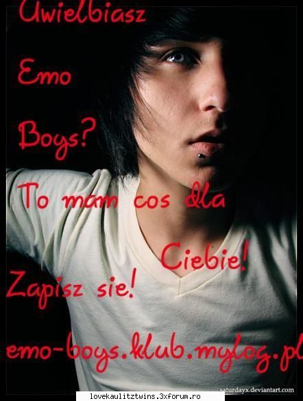 poze emo.... - omg...sweet e baiatul asta - *Emo style*